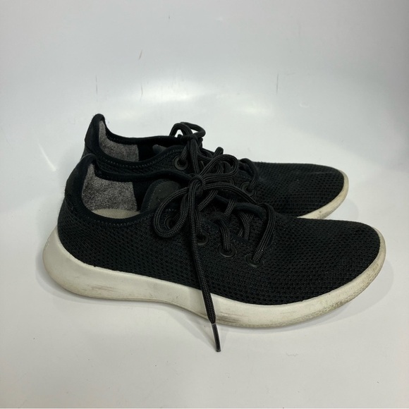 Allbirds Tree Runners wool sneakers in black size‎ 7 - Picture 2 of 9